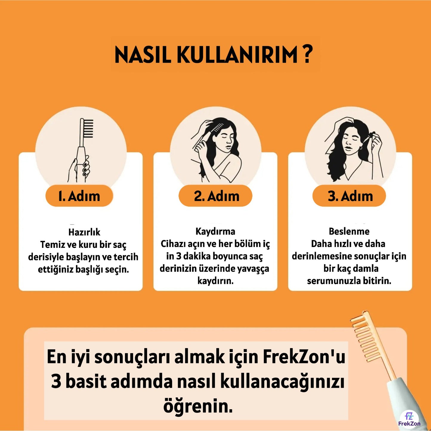 FrekZon Ev Tipi Profesyonel Yüksek Frekans Bakım Seti